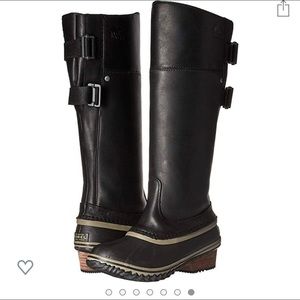 Sorel Slim pack Riding Tall II, Black Kettle